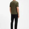 Porsche x BOSS T-Shirt aus merzerisierter Baumwolle mit reflektierendem Logo