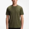 Porsche x BOSS T-Shirt in Relaxed-Fit aus Baumwolljacquard
