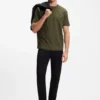 Porsche x BOSS T-Shirt in Relaxed-Fit aus Baumwolljacquard