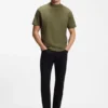 Porsche x BOSS T-Shirt in Relaxed-Fit mit Logo am Kragen Porsche x BOSS T-Shirt in Relaxed-Fit mit Logo am Kragen