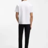 Porsche x BOSS T-Shirt in Relaxed-Fit mit Logo am Kragen