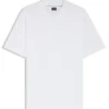 Porsche x BOSS T-Shirt in Relaxed-Fit mit Logo am Kragen