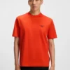 Porsche x BOSS T-Shirt mit Targa-Motiv aus merzerisierter Baumwolle Porsche x BOSS T-Shirt mit Targa-Motiv aus merzerisierter Baumwolle
