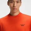 Porsche x BOSS T-Shirt mit Targa-Motiv aus merzerisierter Baumwolle Porsche x BOSS T-Shirt mit Targa-Motiv aus merzerisierter Baumwolle