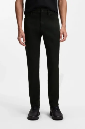 Porsche x BOSS Tapered-Fit-Hose aus Stretch-Denim