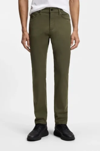 Porsche x BOSS Tapered-Fit-Hose aus Stretch-Denim