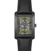 Principle Dress Uhr mit olivfarbenem Zifferblatt und Lederarmband