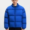 Pufferjacke mit gesticktem Logo und wasserabweisender Ausrüstung