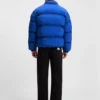 Pufferjacke mit gesticktem Logo und wasserabweisender Ausrüstung