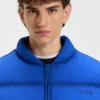 Pufferjacke mit gesticktem Logo und wasserabweisender Ausrüstung