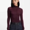Pullover aus gemischter Rippstrickoptik aus Schurwolle
