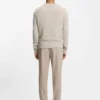 Pullover aus Kaschmir-Wolle mit Tweed-Optik