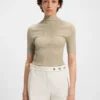 Pullover aus Schurwolle mit Stehkragen