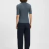 Pullover aus Schurwolle mit Stehkragen