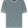 Pullover aus Seiden-Baumwolle mit strukturiertem Strick