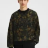 Pullover aus Tapisserie-Jacquard in lockerer Passform