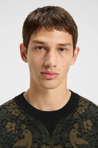 Pullover aus Tapisserie-Jacquard in lockerer Passform