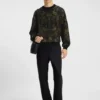 Pullover aus Tapisserie-Jacquard in lockerer Passform