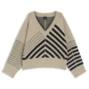 Pullover aus Wolle und Kaschmir mit Blockstreifen