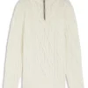 Pullover aus Wolle und Kaschmir mit Zopfmuster