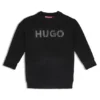 Pullover-Kleid für Kinder mit Nieten-Logo