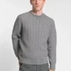 Pullover mit Fischgrätmuster aus Schurwolle Pullover mit Fischgrätmuster aus Schurwolle