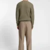 Pullover mit Fischgrätmuster aus Schurwolle Pullover mit Fischgrätmuster aus Schurwolle