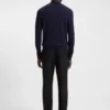 Pullover mit hohem Kragen in schmaler Passform