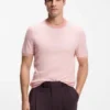 Pullover mit horizontalen Streifen aus einer Baumwollmischung Pullover mit horizontalen Streifen aus einer Baumwollmischung