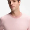 Pullover mit horizontalen Streifen aus einer Baumwollmischung Pullover mit horizontalen Streifen aus einer Baumwollmischung