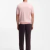 Pullover mit horizontalen Streifen aus einer Baumwollmischung Pullover mit horizontalen Streifen aus einer Baumwollmischung