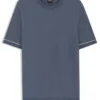 Pullover mit horizontalen Streifen aus einer Baumwollmischung Pullover mit horizontalen Streifen aus einer Baumwollmischung
