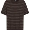 Pullover mit horizontalen Streifen aus einer Baumwollmischung Pullover mit horizontalen Streifen aus einer Baumwollmischung