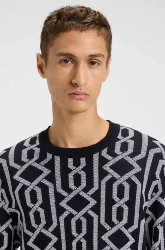 Pullover mit Jacquard-Muster in Regular-Fit