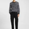 Pullover mit Jacquard-Muster in Regular-Fit Pullover mit Jacquard-Muster in Regular-Fit