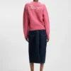 Pullover mit Logo-Detail aus Wollmischung