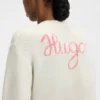 Pullover mit Logo-Detail aus Wollmischung