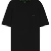 Pullover mit Logo-Detail und Rippstrick