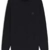 Pullover mit Logo-Etikett aus Baumwolle und Kaschmir