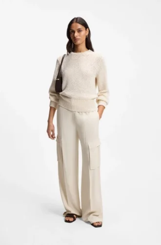 Pullover mit strukturiertem Strick