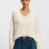 Pullover mit V-Ausschnitt aus italienischem Garn