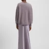 Pullover mit V-Ausschnitt aus italienischem Garn