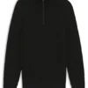 Pullover mit Viertelreißverschluss aus Baumwolle