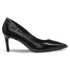 Pumps aus strukturiertem Leder mit 7 cm hohem Absatz