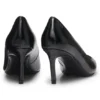 Pumps aus strukturiertem Leder mit 7 cm hohem Absatz