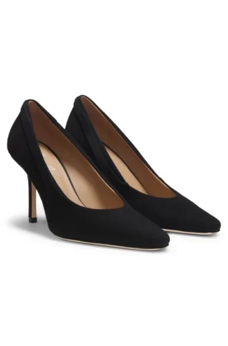 Pumps mit komfortabler Innensohle aus Wildleder
