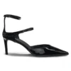Pumps mit Riemchen aus Lackleder
