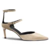 Pumps mit Riemchen aus Lackleder