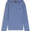 Pyjama-Hoodie aus Baumwollmischung mit Waffelstruktur