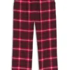 Pyjama-Hose mit Logo-Bund aus karierter Baumwolle